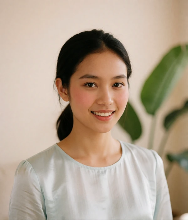 Verified Myanmar member profile photo shown inside a document verification interface mock-up